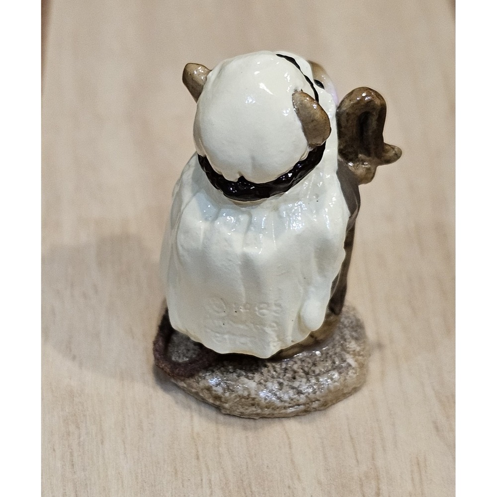 Wee Forest Folk M-122b Shepard Standing Retired Signed AP, No WFF Box 1985 - Picture 6 of 12
